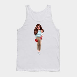 Mother with son Tank Top